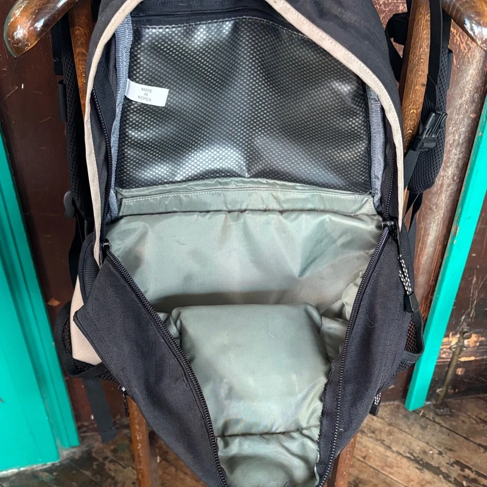 Lowepro Black and Tan Camera Backpack